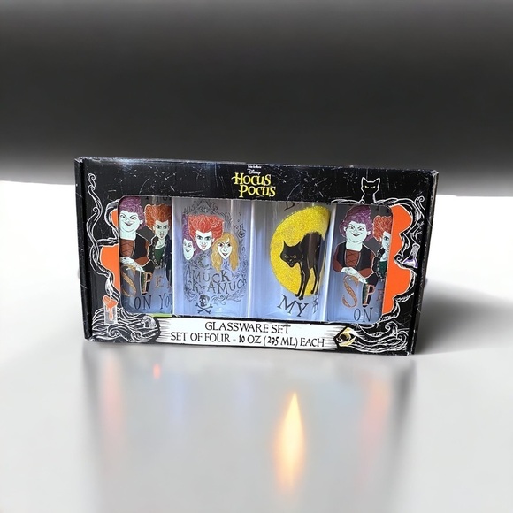 Disney Hocus Pocus Glassware Set - Picture 1 of 6